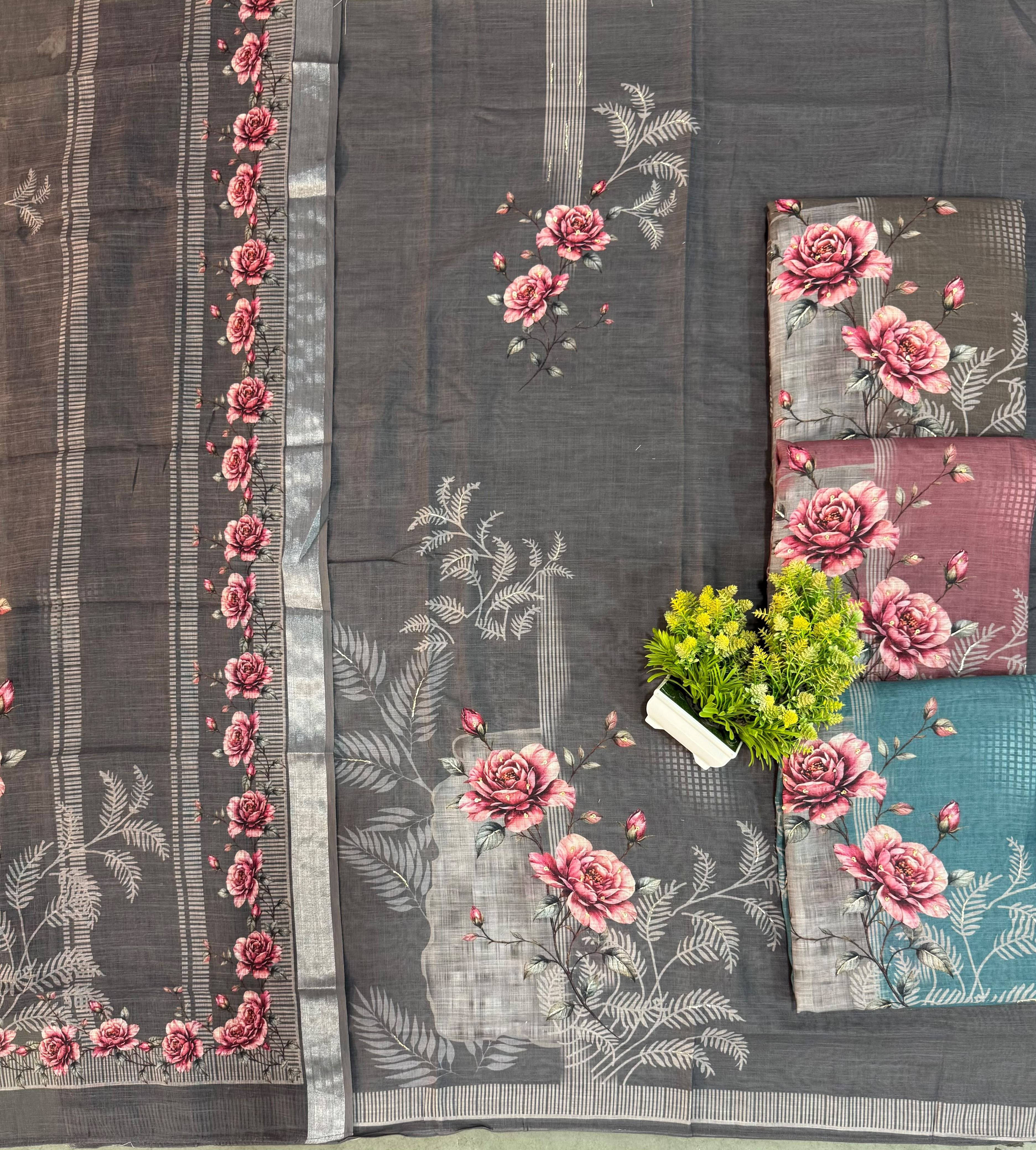 Linen Series By Shurooq Stylish Beautiful Colourful Linen Dresses At Wholesale Price